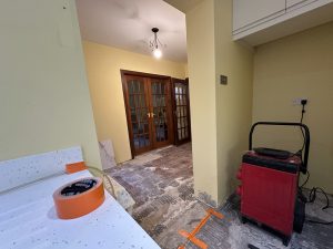 Modern kitchen restoration completed.
